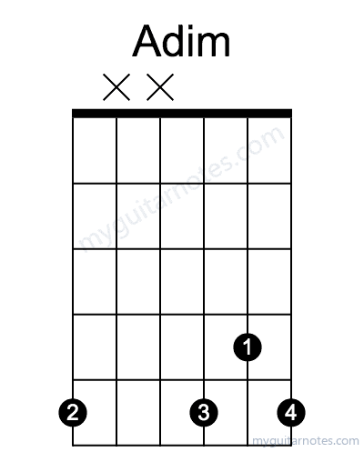 Adim chord fingering chart